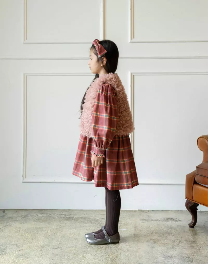 Le Bev - Korean Children Fashion - #discoveringself - Classic Check One-piece - 11