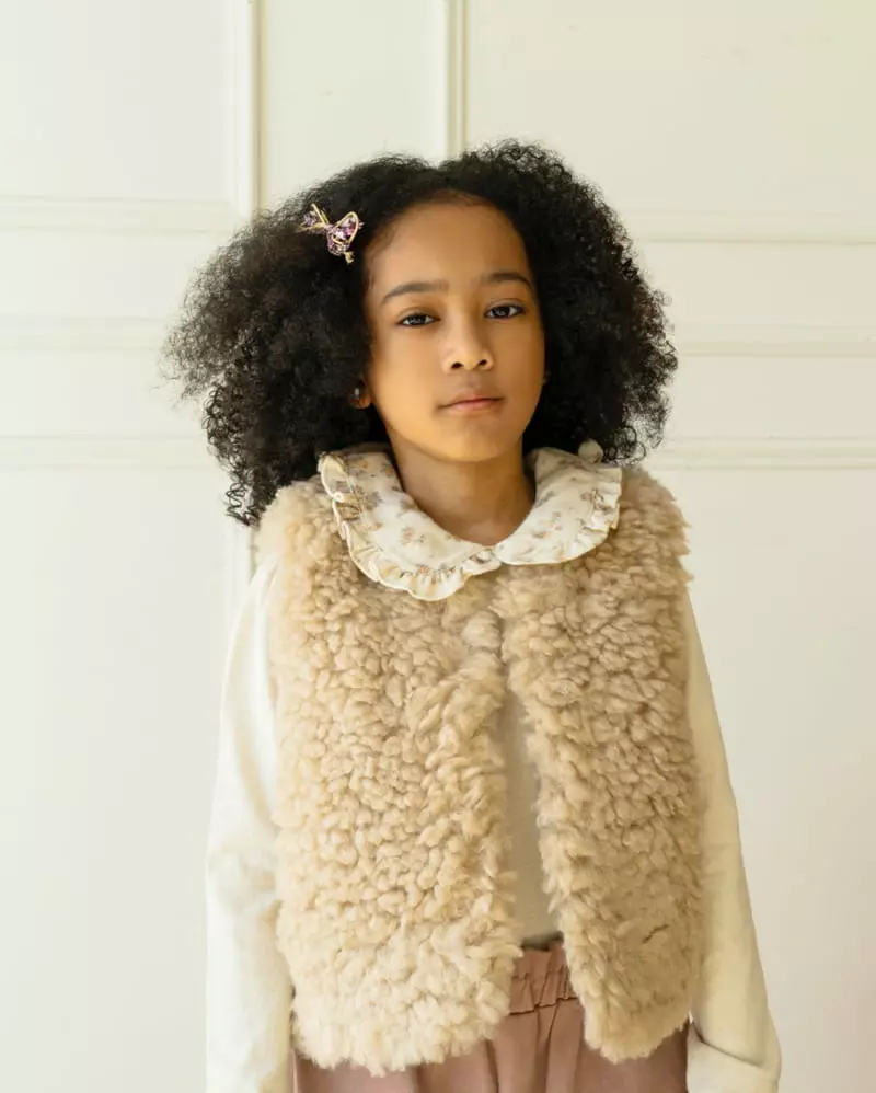 Le Bev - Korean Children Fashion - #fashionkids - Floral Collar Tee - 8