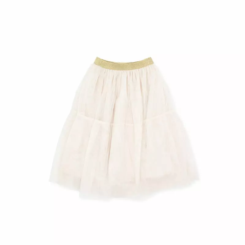 Le Bev - Korean Children Fashion - #fashionkids - Gold Band Skirt
