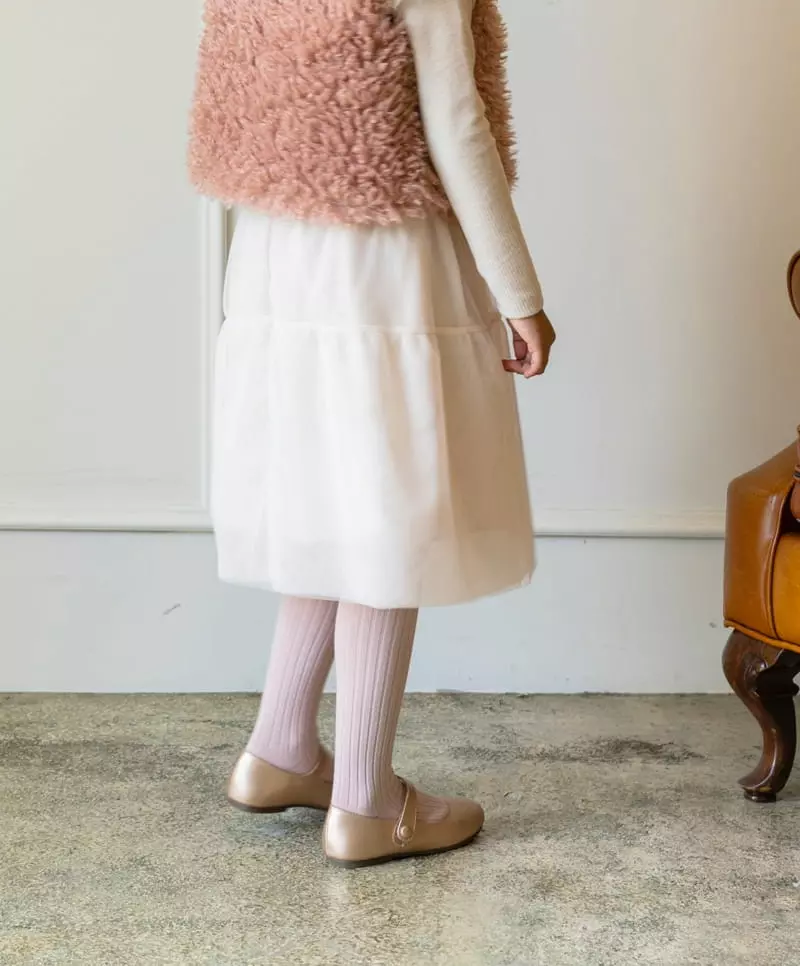 Le Bev - Korean Children Fashion - #kidsshorts - Gold Band Skirt - 2