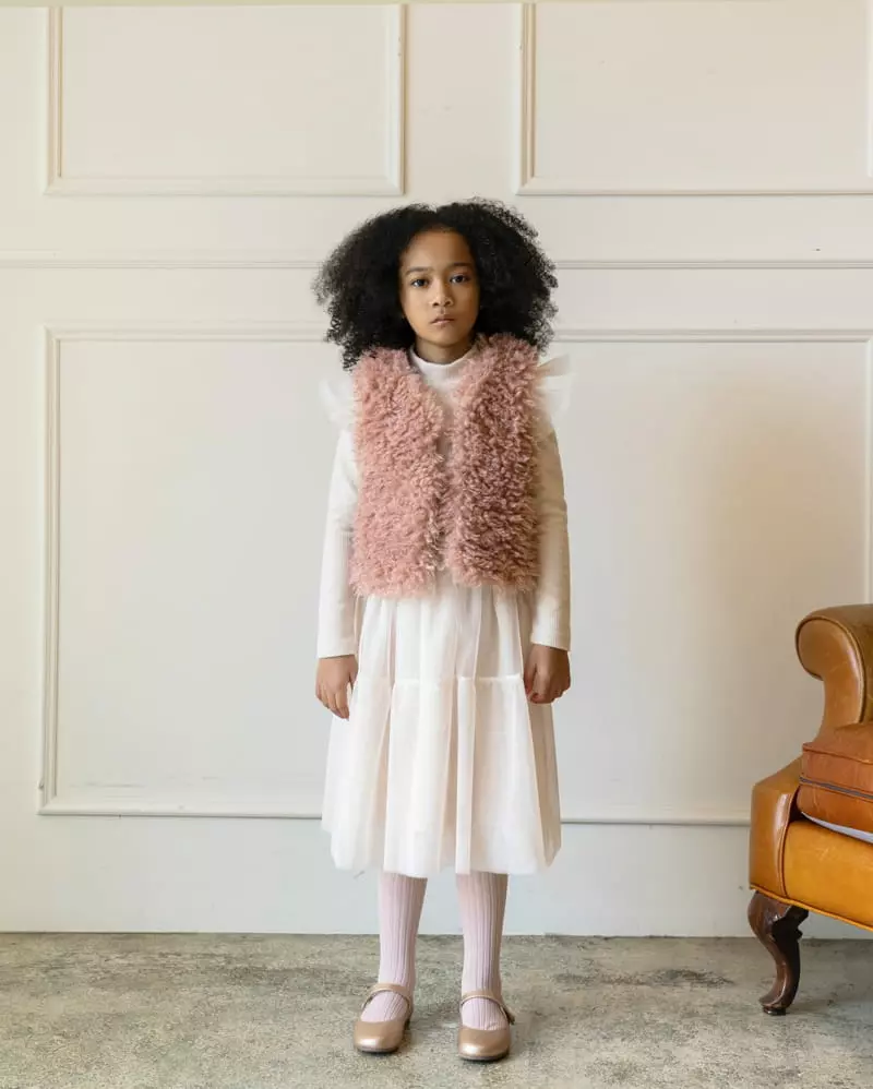 Le Bev - Korean Children Fashion - #kidsstore - Gold Band Skirt - 3
