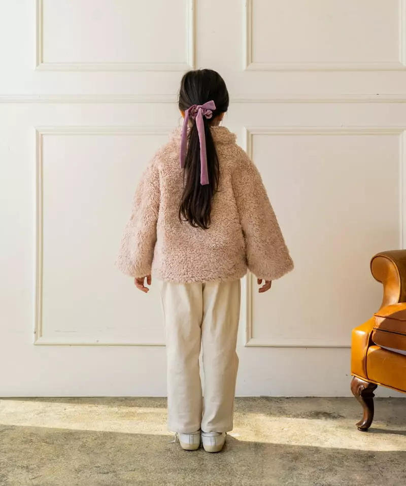 Le Bev - Korean Children Fashion - #kidsshorts - Velvet Hairring - 4