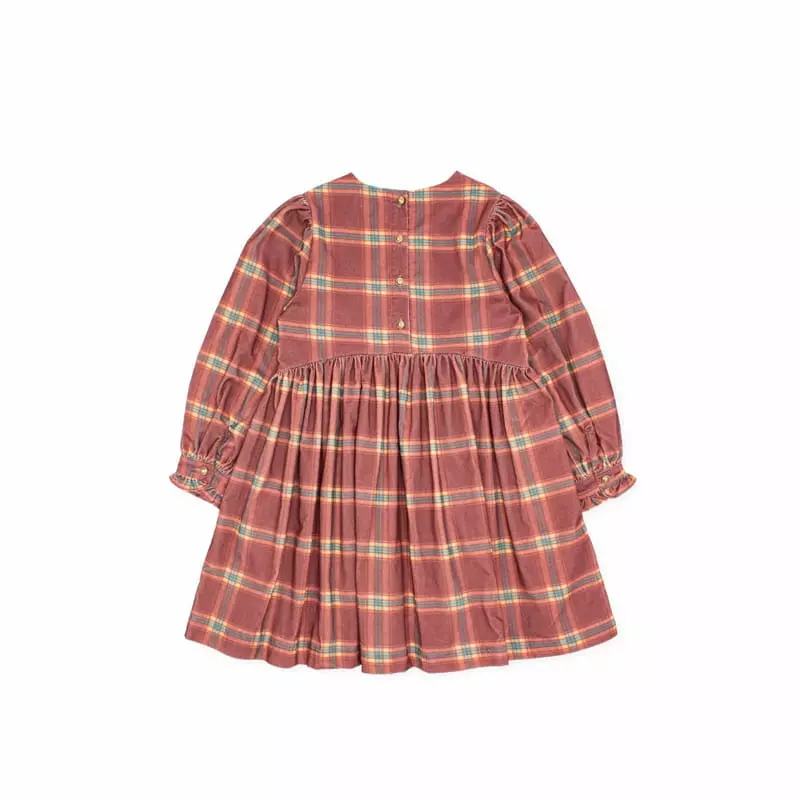 Le Bev - Korean Children Fashion - #kidzfashiontrend - Classic Check One-piece