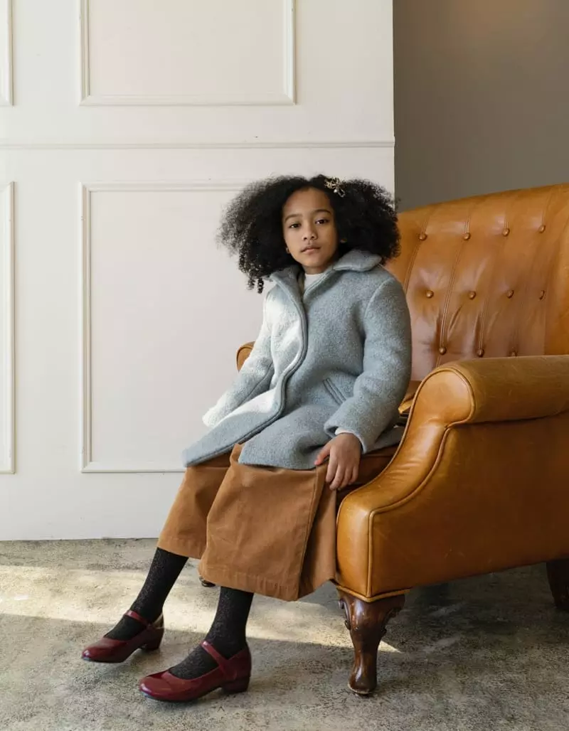 Le Bev - Korean Children Fashion - #littlefashionista - Gold Coat