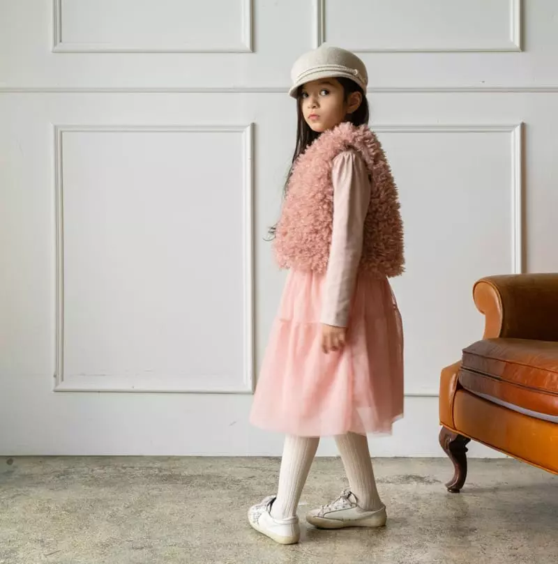 Le Bev - Korean Children Fashion - #magicofchildhood - Gold Band Skirt - 7