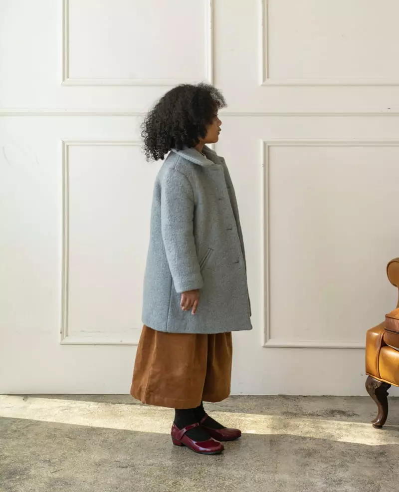 Le Bev - Korean Children Fashion - #minifashionista - Gold Coat - 3