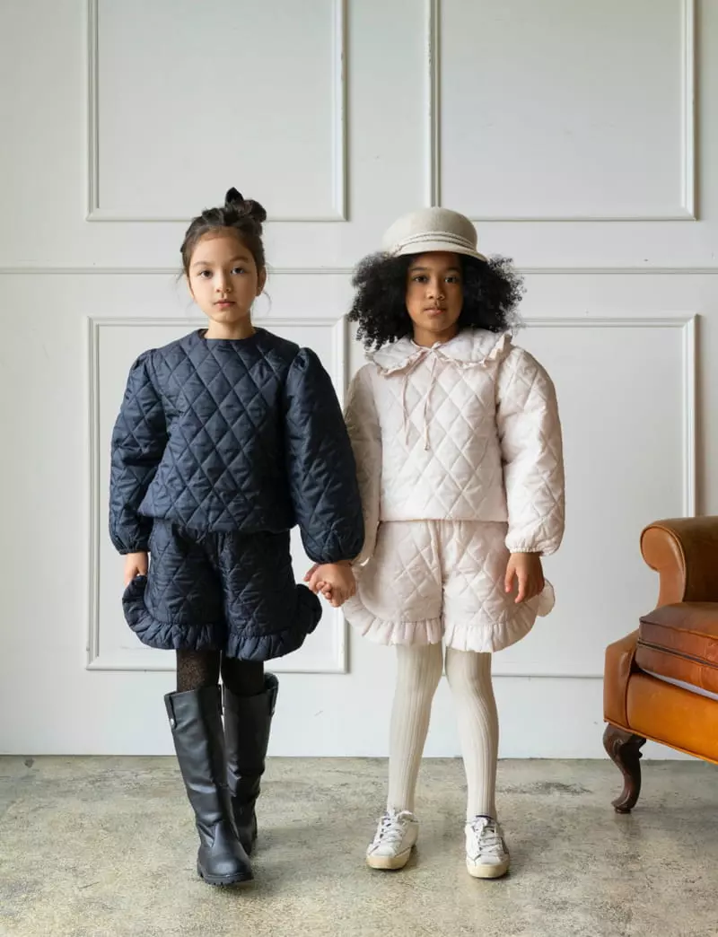 Le Bev - Korean Children Fashion - #minifashionista - Dia Quilting Pants - 9