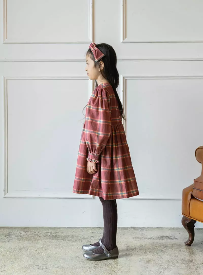 Le Bev - Korean Children Fashion - #minifashionista - Classic Check Hairband