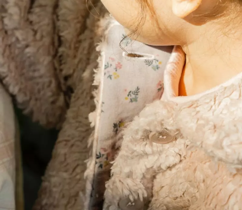 Le Bev - Korean Children Fashion - #stylishchildhood - Pink Poodle Jacket - 5