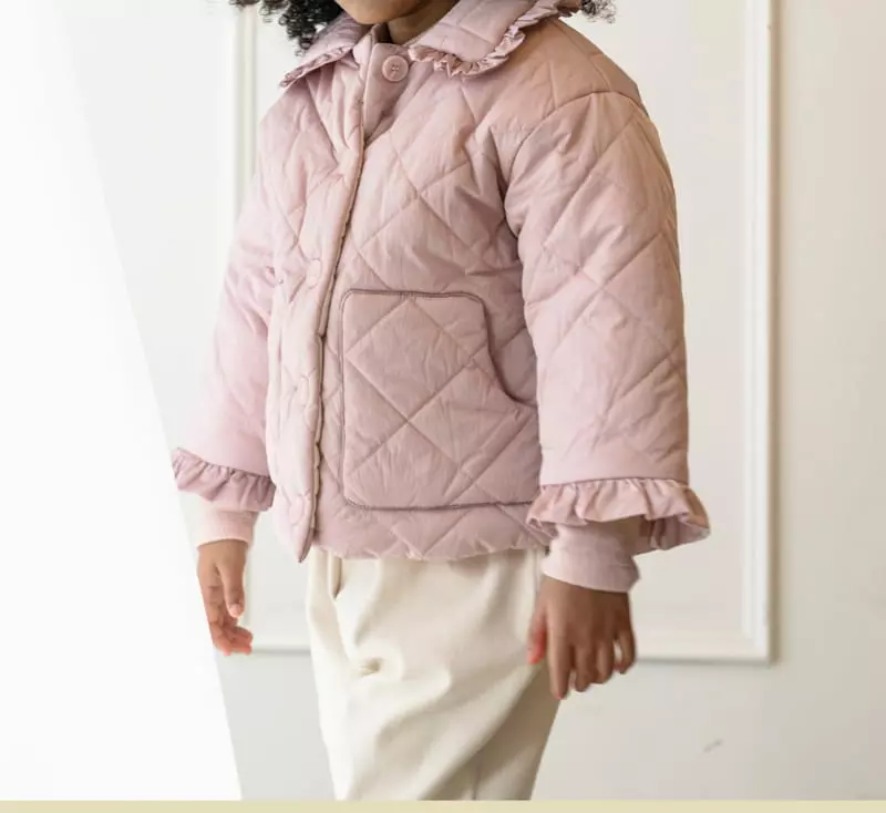 Le Bev - Korean Children Fashion - #toddlerclothing - Frill Padding Jacket - 4