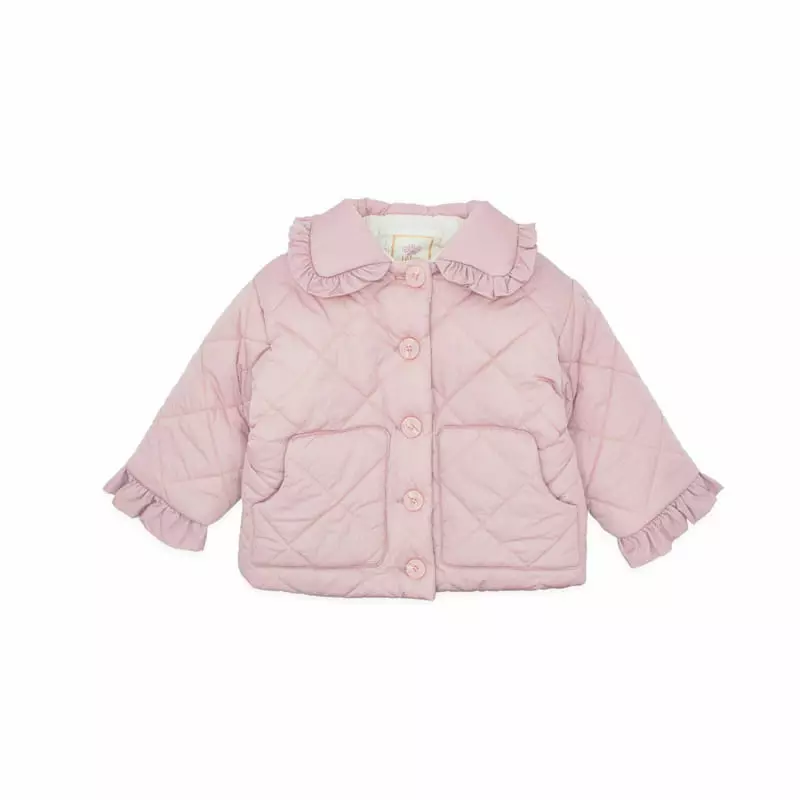 Le Bev - Korean Children Fashion - #todddlerfashion - Frill Padding Jacket - 2