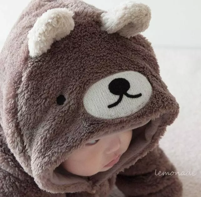 Lemonade - Korean Baby Fashion - #babyboutique - Bono Bear Bodysuit - 11