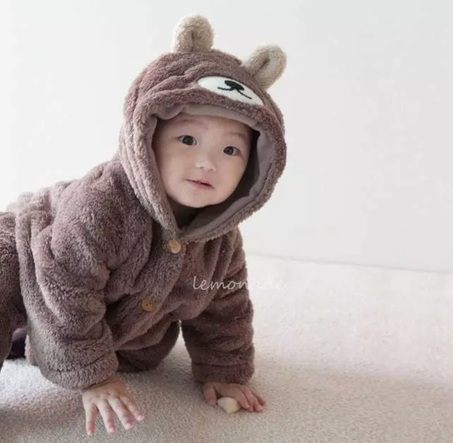 Lemonade - Korean Baby Fashion - #onlinebabyboutique - Bono Bear Bodysuit - 8