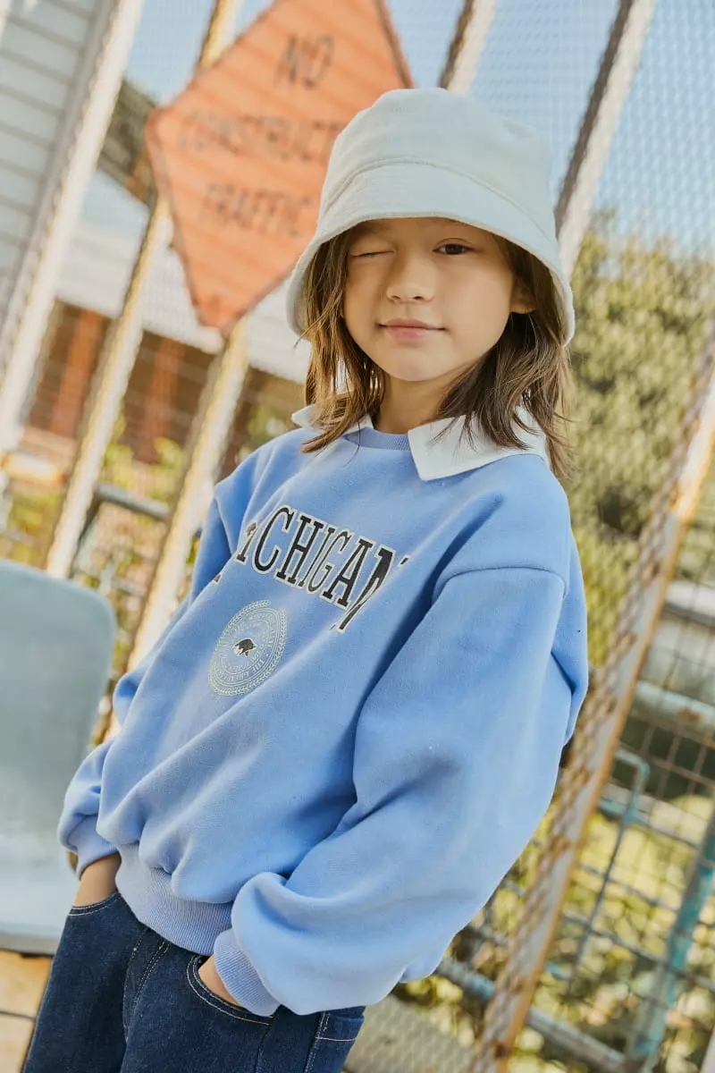 Lilas - Korean Children Fashion - #childrensboutique - Michigan Sweatshirt - 5