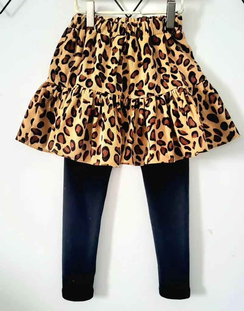 Lilas - Korean Children Fashion - #designkidswear - Leoprd Leggings - 12