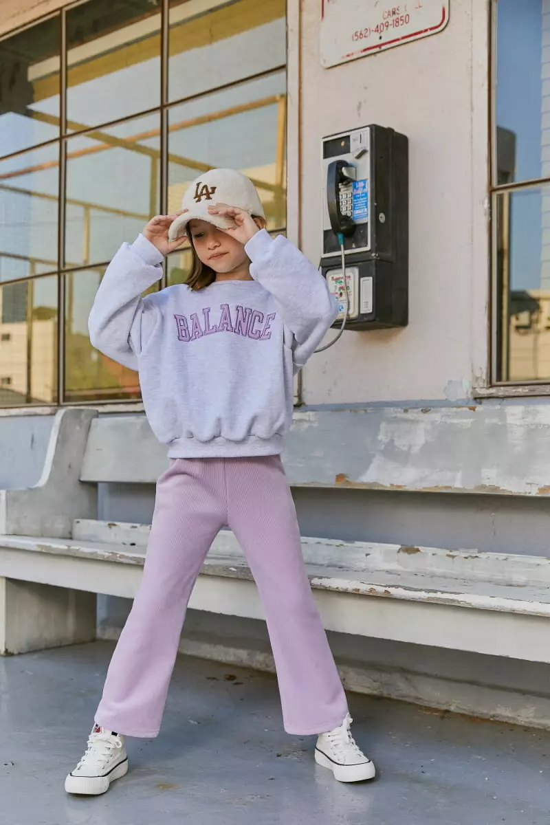 Lilas - Korean Children Fashion - #littlefashionista - Balance Sweatshirt - 8