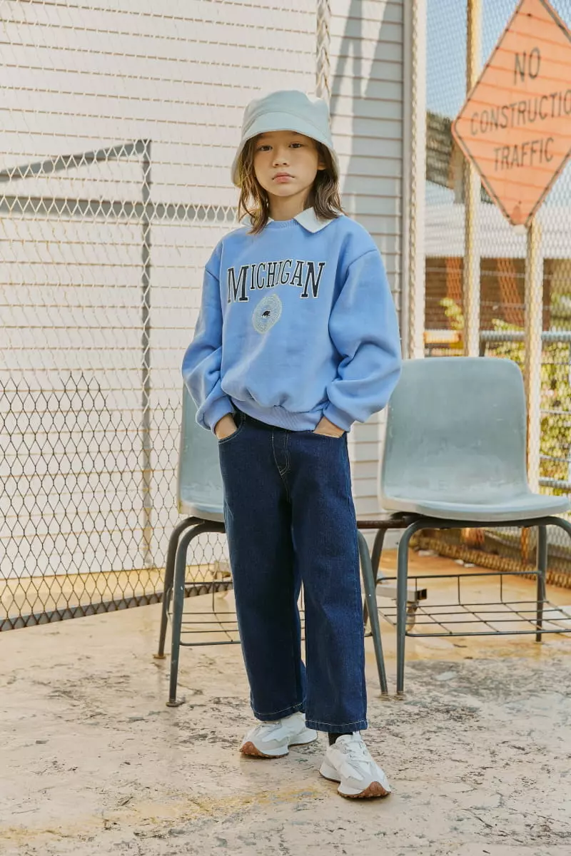 Lilas - Korean Children Fashion - #minifashionista - Michigan Sweatshirt