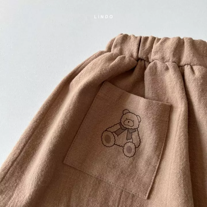 Lindo - Korean Children Fashion - #Kfashion4kids - Bear Pocket Skirt - 2