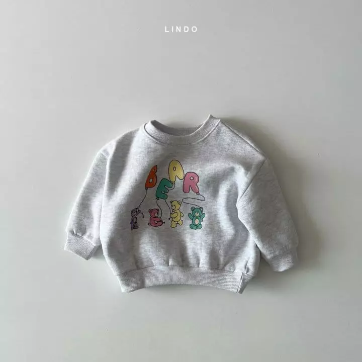 Lindo - Korean Children Fashion - #childofig - Balloon Bear Sweatshirt - 2