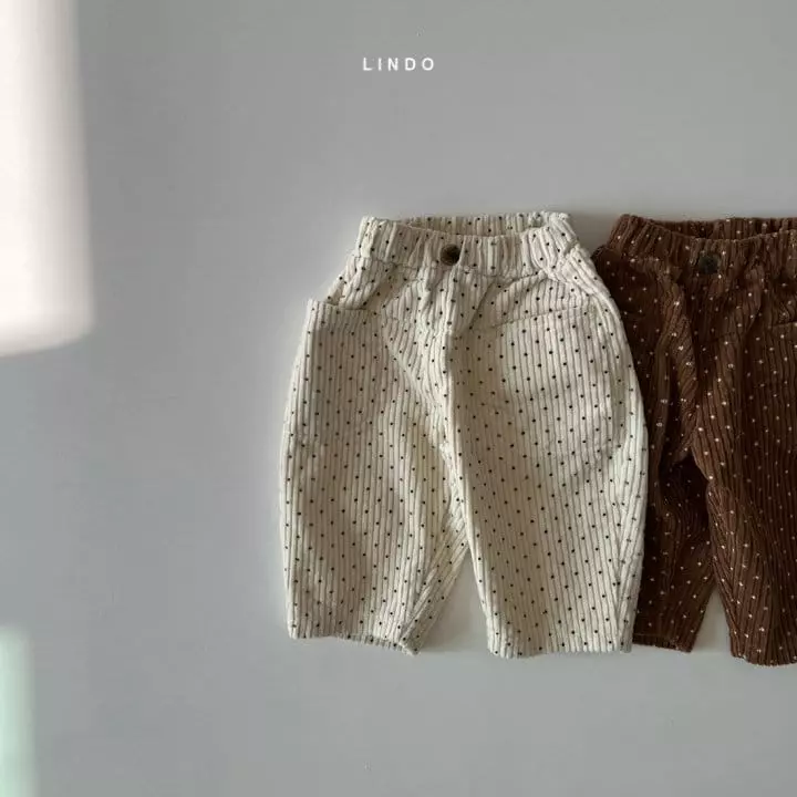 Lindo - Korean Children Fashion - #childofig - Dot Rib Pants
