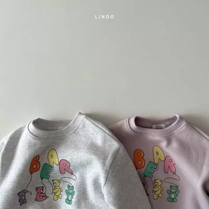 Lindo - Korean Children Fashion - #childrensboutique - Balloon Bear Sweatshirt - 4