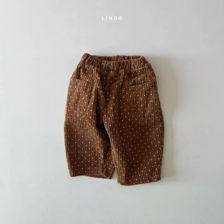 Lindo - Korean Children Fashion - #designkidswear - Dot Rib Pants - 3