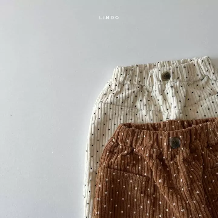 Lindo - Korean Children Fashion - #designkidswear - Dot Rib Pants - 4