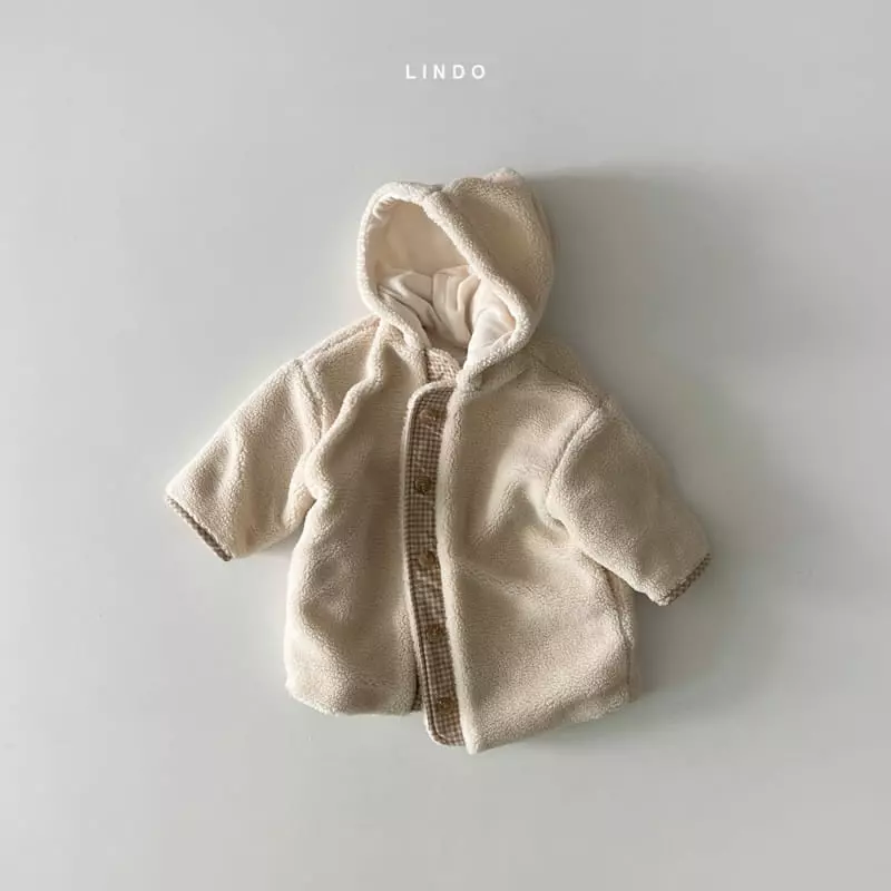 Lindo - Korean Children Fashion - #kidsshorts - Cozy Long Hoody Jacket - 4