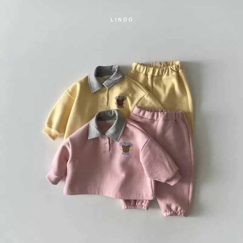 Lindo - Korean Children Fashion - #kidsstore - My Fran Fleece Top Bottom Set