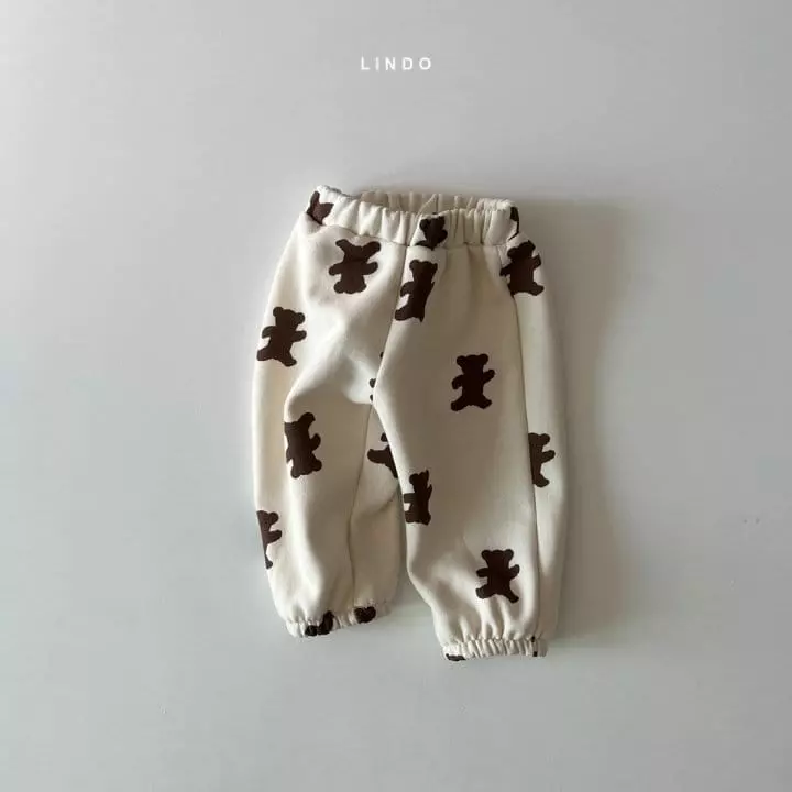 Lindo - Korean Children Fashion - #magicofchildhood - Cookie Bear Jogger Pants
