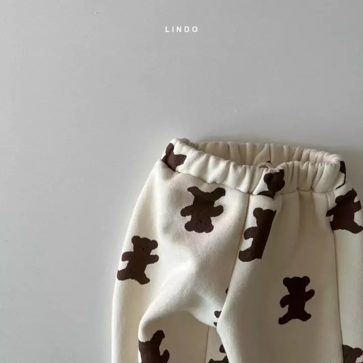 Lindo - Korean Children Fashion - #prettylittlegirls - Cookie Bear Jogger Pants - 3