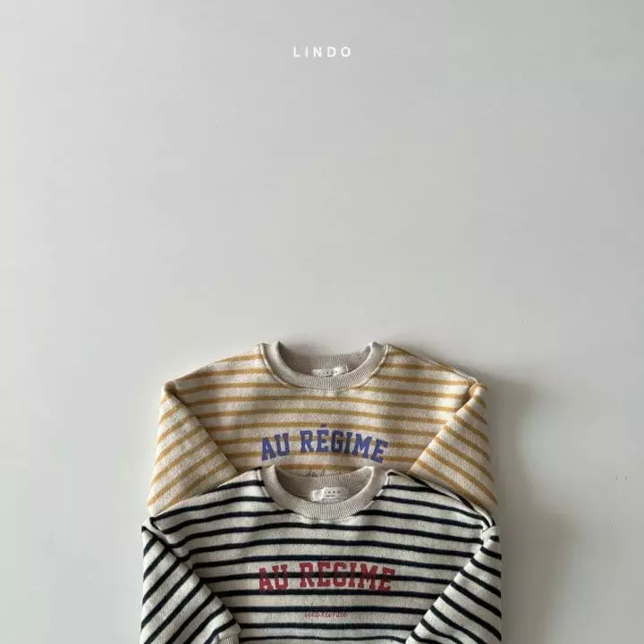 Lindo - Korean Children Fashion - #minifashionista - Luni Stripes Sweatshirt - 4