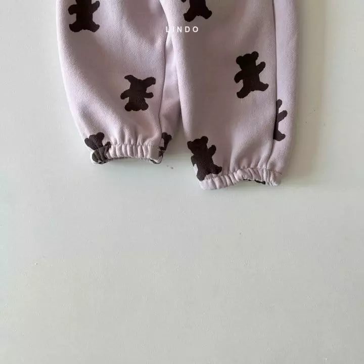 Lindo - Korean Children Fashion - #stylishchildhood - Cookie Bear Jogger Pants - 6