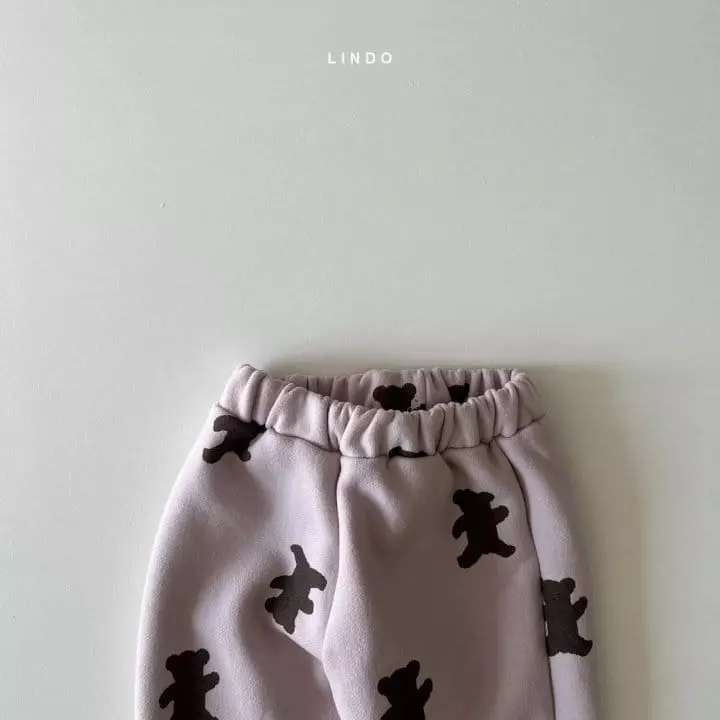 Lindo - Korean Children Fashion - #prettylittlegirls - Cookie Bear Jogger Pants - 4