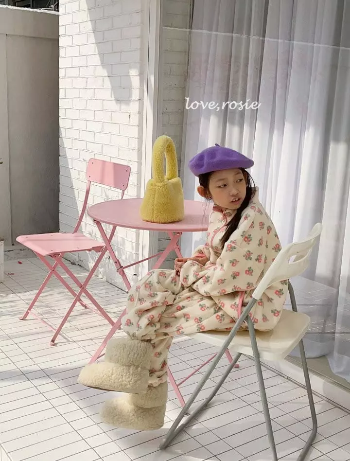 Love Rosie - Korean Children Fashion - #childofig - Jue Jue Polpolis Zip-up Pants Set - 12