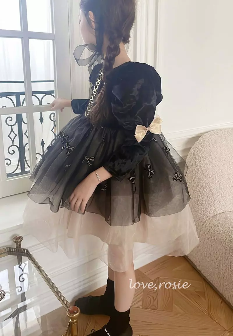 Love Rosie - Korean Children Fashion - #childrensboutique - Victoria Ribbon One-piece - 4
