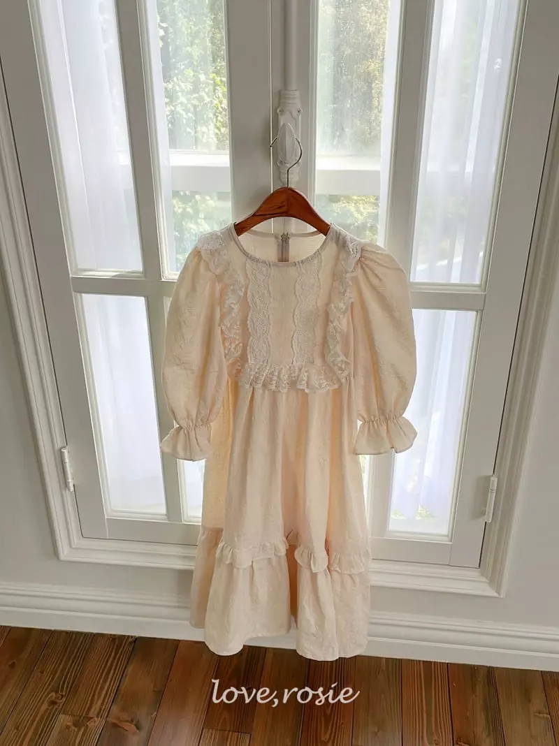 Love Rosie - Korean Children Fashion - #designkidswear - Lace Angella One-piece - 4