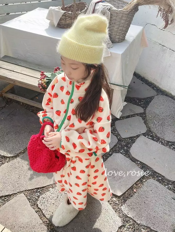 Love Rosie - Korean Children Fashion - #fashionkids - Sue Sue Polpolis Zip-up Skirt Set Leopard