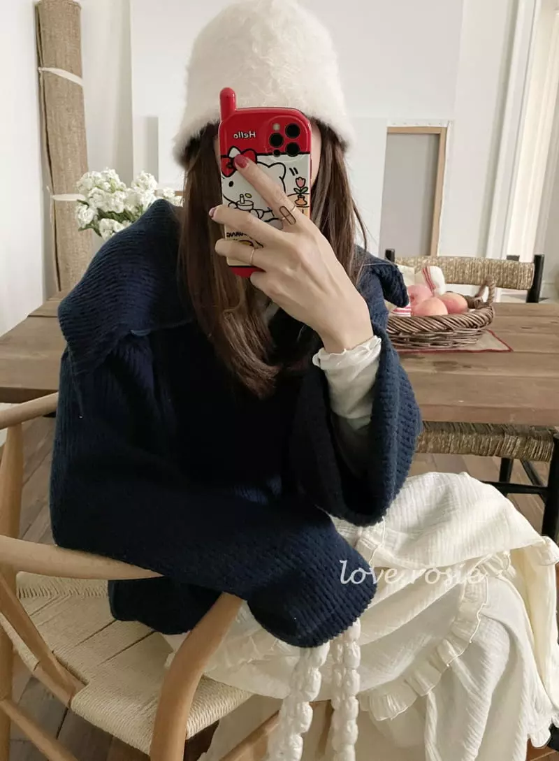 Love Rosie - Korean Children Fashion - #littlefashionista - Babara Knit Zip-up Jumper - 7