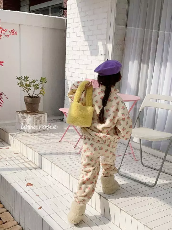 Love Rosie - Korean Children Fashion - #prettylittlegirls - Jue Jue Polpolis Zip-up Pants Set - 8