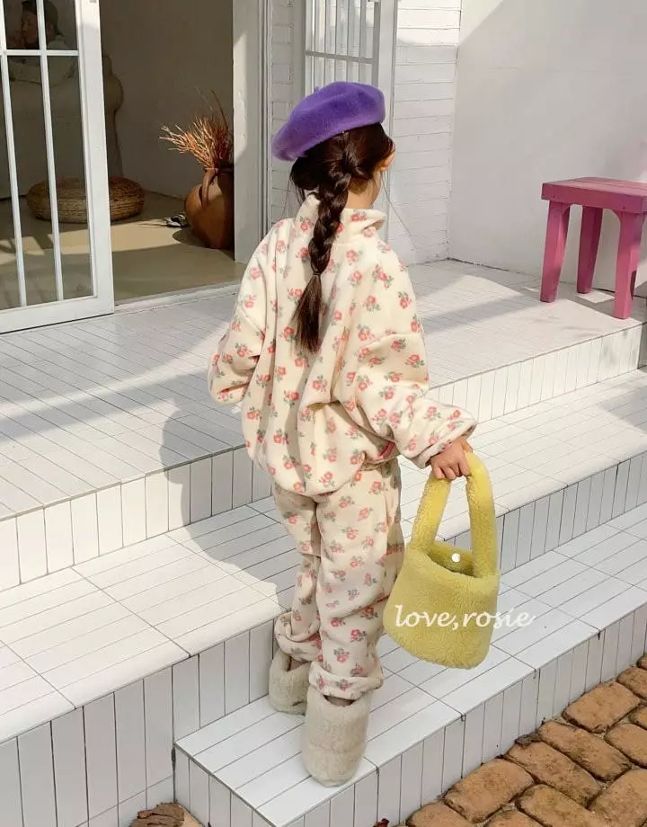 Love Rosie - Korean Children Fashion - #stylishchildhood - Jue Jue Polpolis Zip-up Pants Set - 11