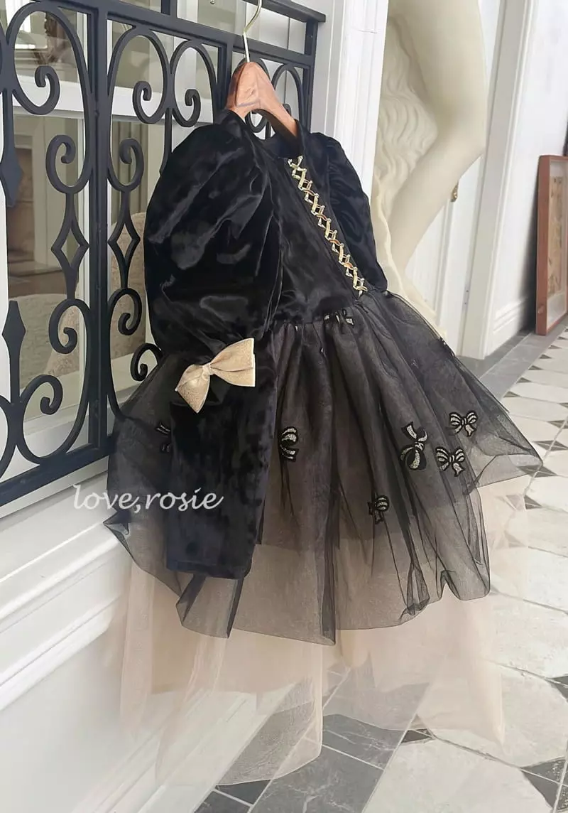 Love Rosie - Korean Children Fashion - #stylishchildhood - Victoria Ribbon One-piece