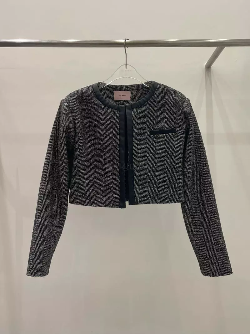 Lovemoment - Korean Women Fashion - #momslook - Herringbone Jacket - 10