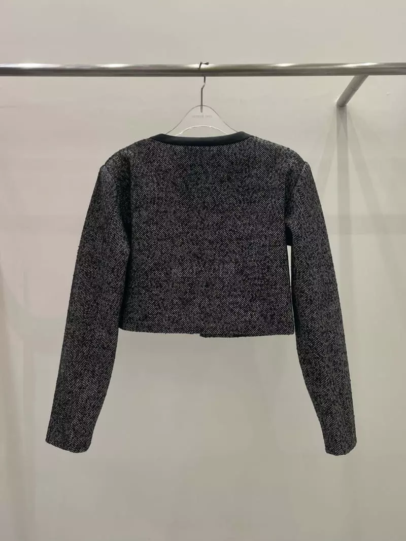 Lovemoment - Korean Women Fashion - #momslook - Herringbone Jacket - 12