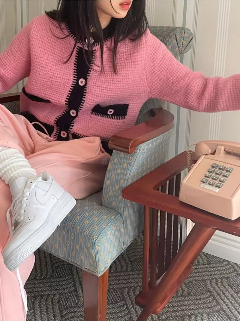 Lovemoment - Korean Women Fashion - #momslook - Alpaca Waffle Cardigan - 12