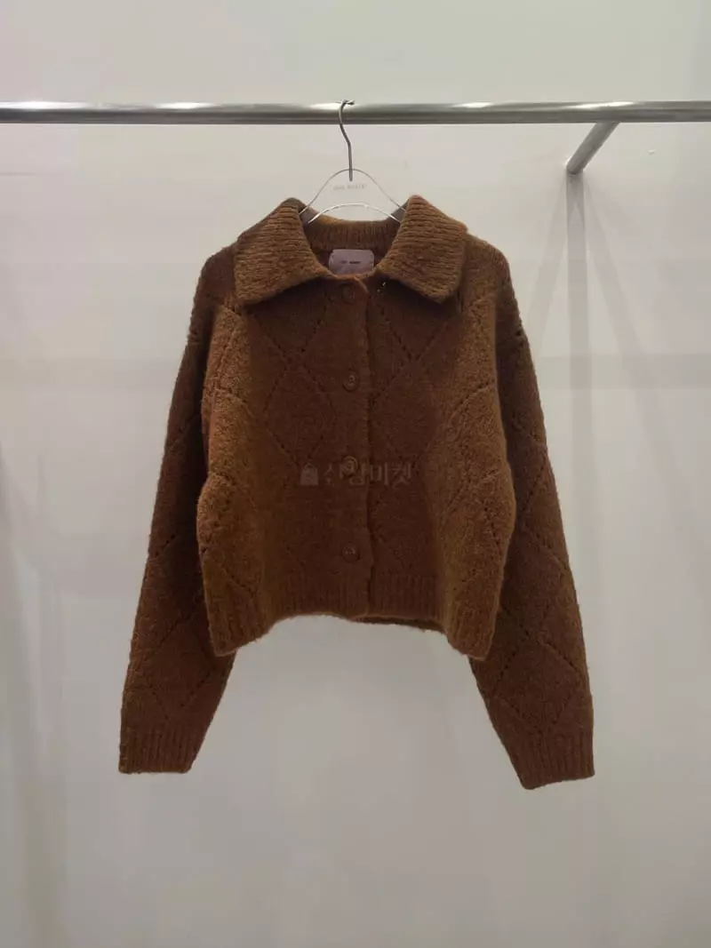 Lovemoment - Korean Women Fashion - #momslook - Alpaca Dia Collar Cardigan - 7