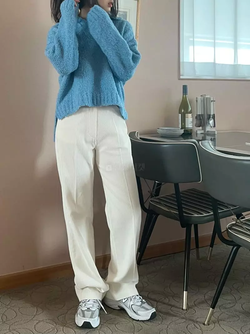Lovemoment - Korean Women Fashion - #momslook - Tendar Rib Pants - 10