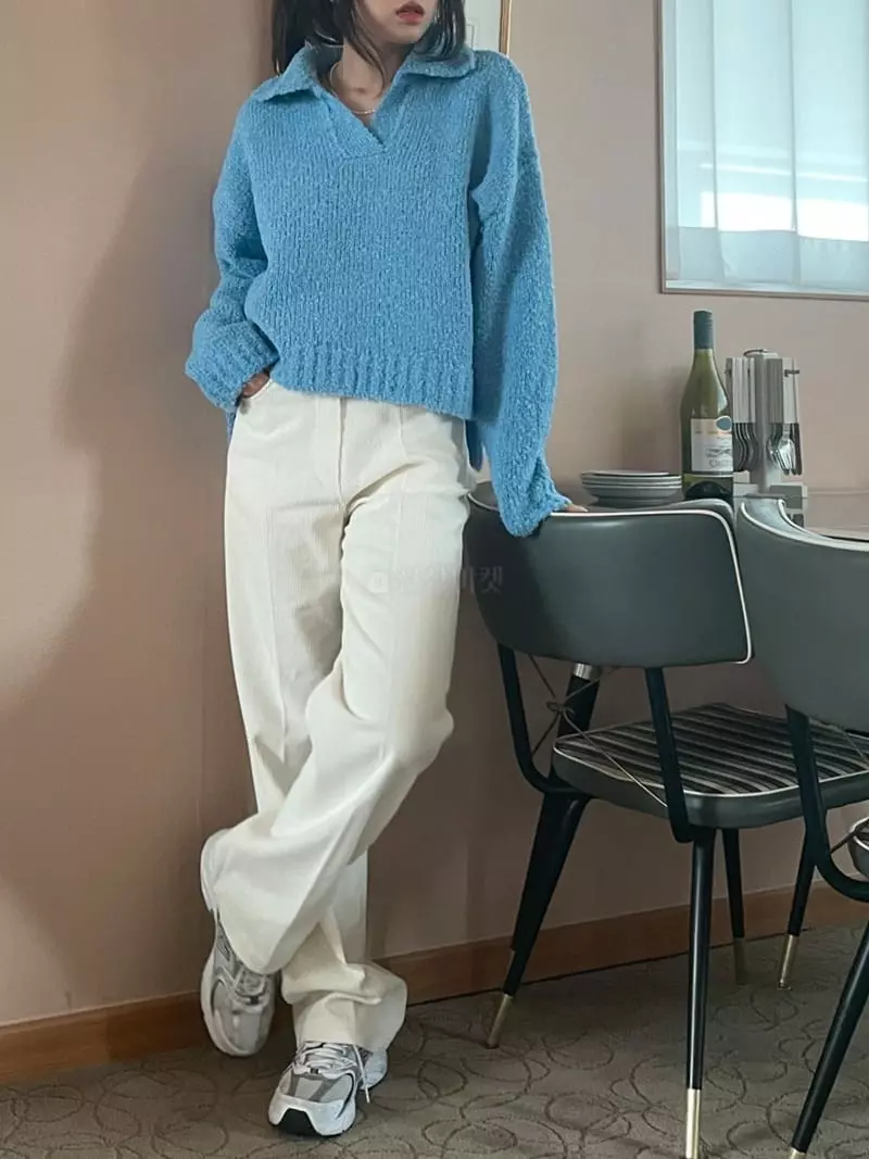 Lovemoment - Korean Women Fashion - #momslook - Tendar Rib Pants - 12