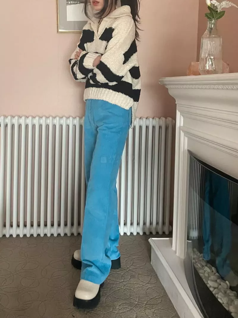Lovemoment - Korean Women Fashion - #momslook - Tendar Rib Pants - 2