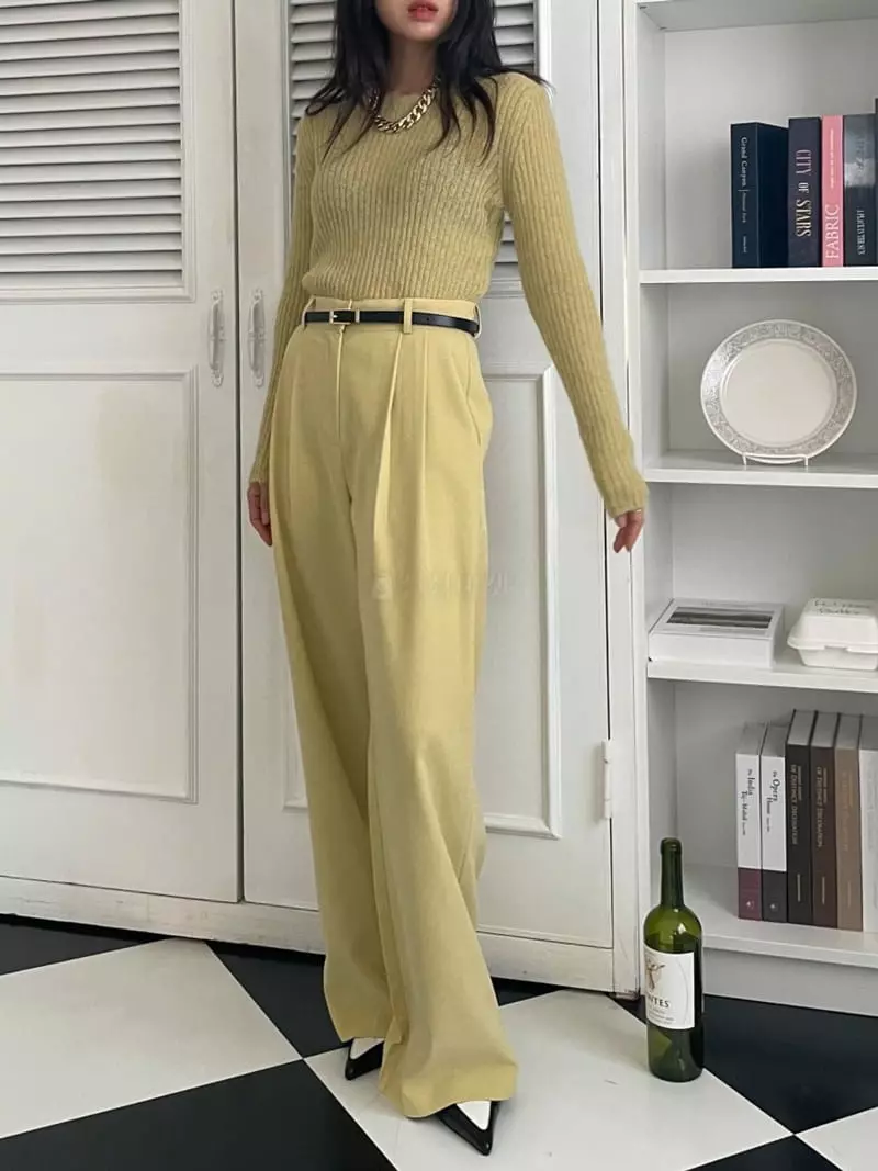 Lovemoment - Korean Women Fashion - #momslook - Wish Wide Pants - 11